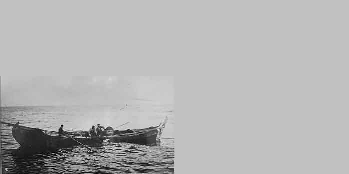 Шняка на Мурманском берегу в 1907г